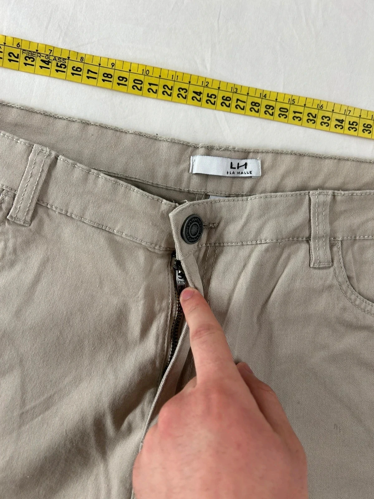 Beige La Halle rechte broek – photo 8